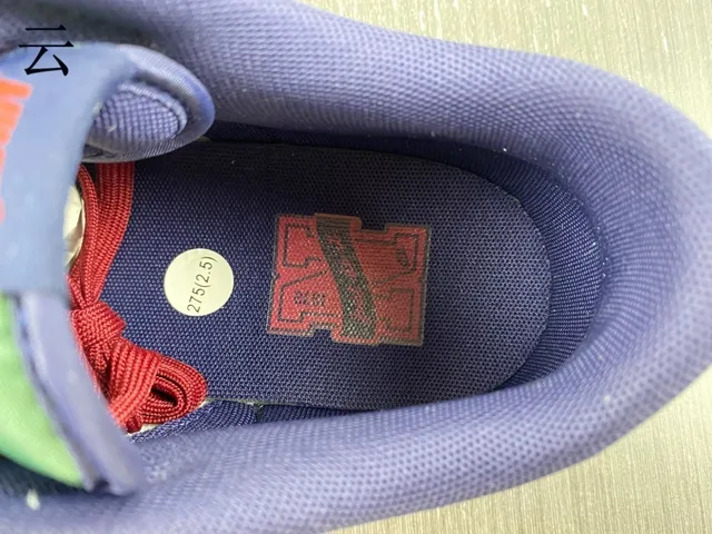 Nike Dunk Low Cream Green Maroon Navy Lifestyle Sneakers 11