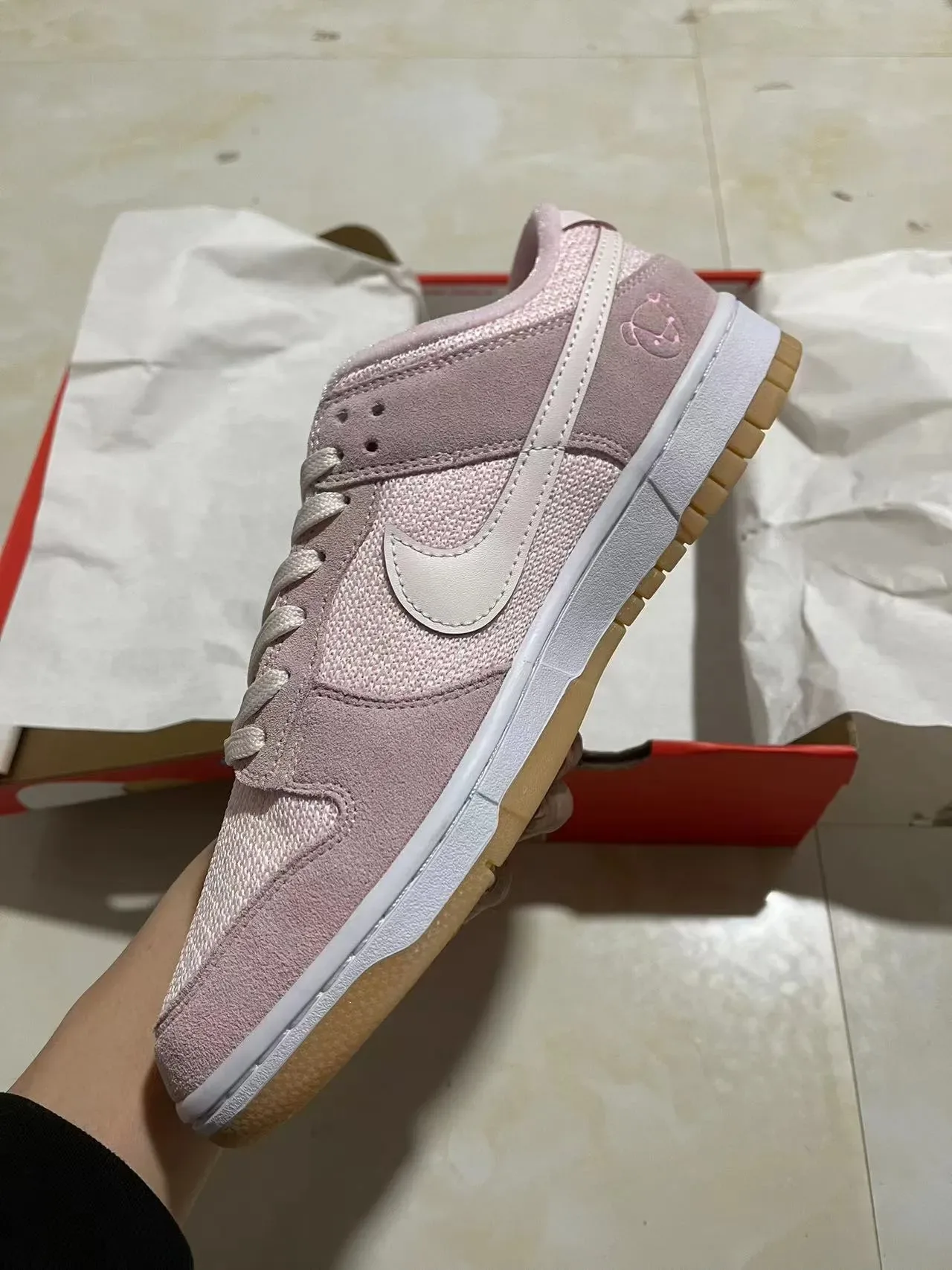 Nike Dunk Low Dusty Pink Lifestyle Sneakers 4