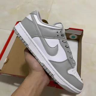 Nike Dunk Low Gray and White Lifestyle Sneakers
