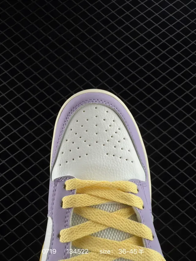Nike Dunk Low Lavender Yellow Floral Lifestyle Sneakers 2