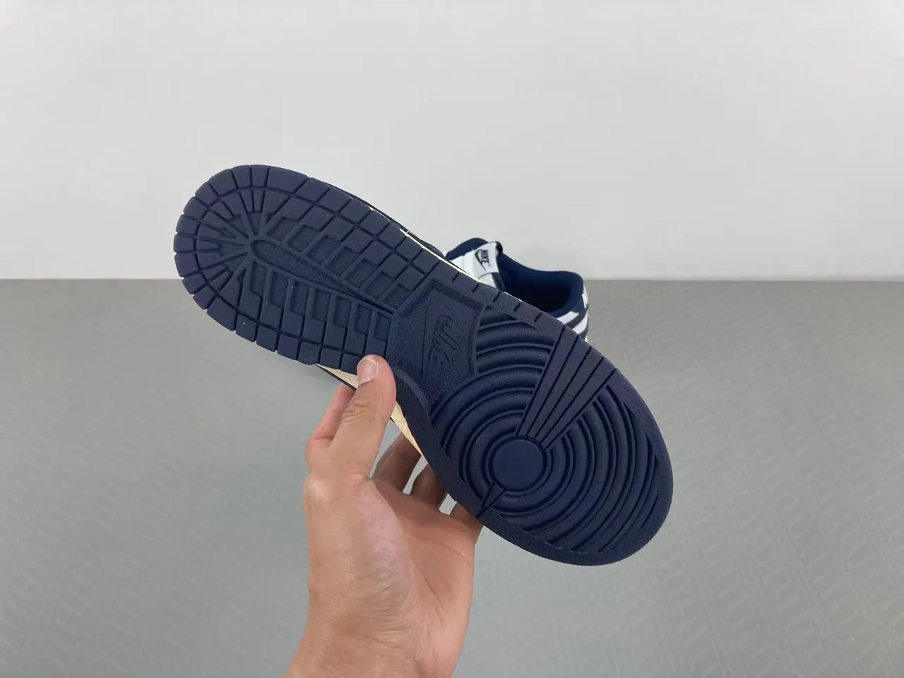 Nike Dunk Low Navy and White Lifestyle Sneakers 15