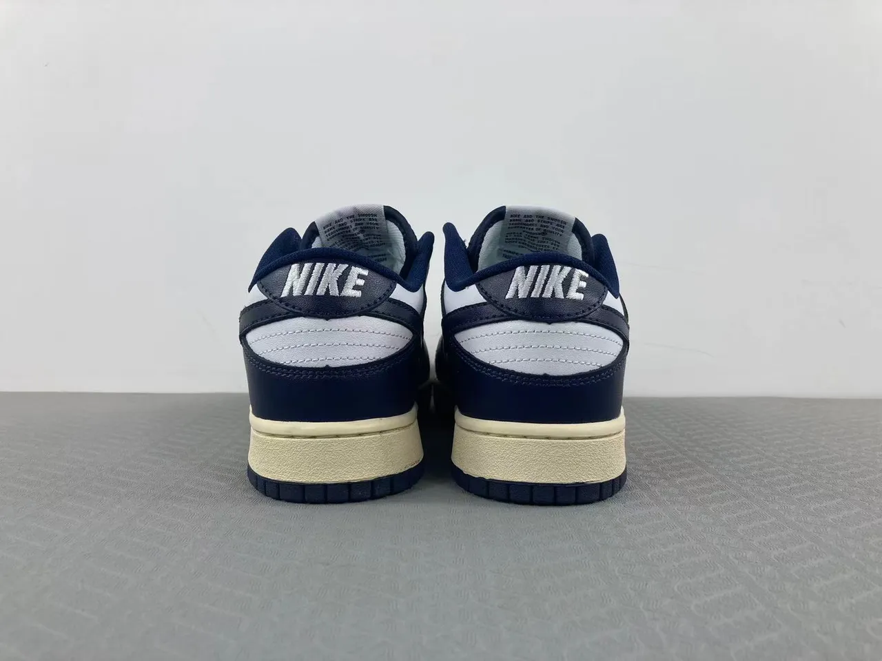 Nike Dunk Low Navy and White Lifestyle Sneakers 18
