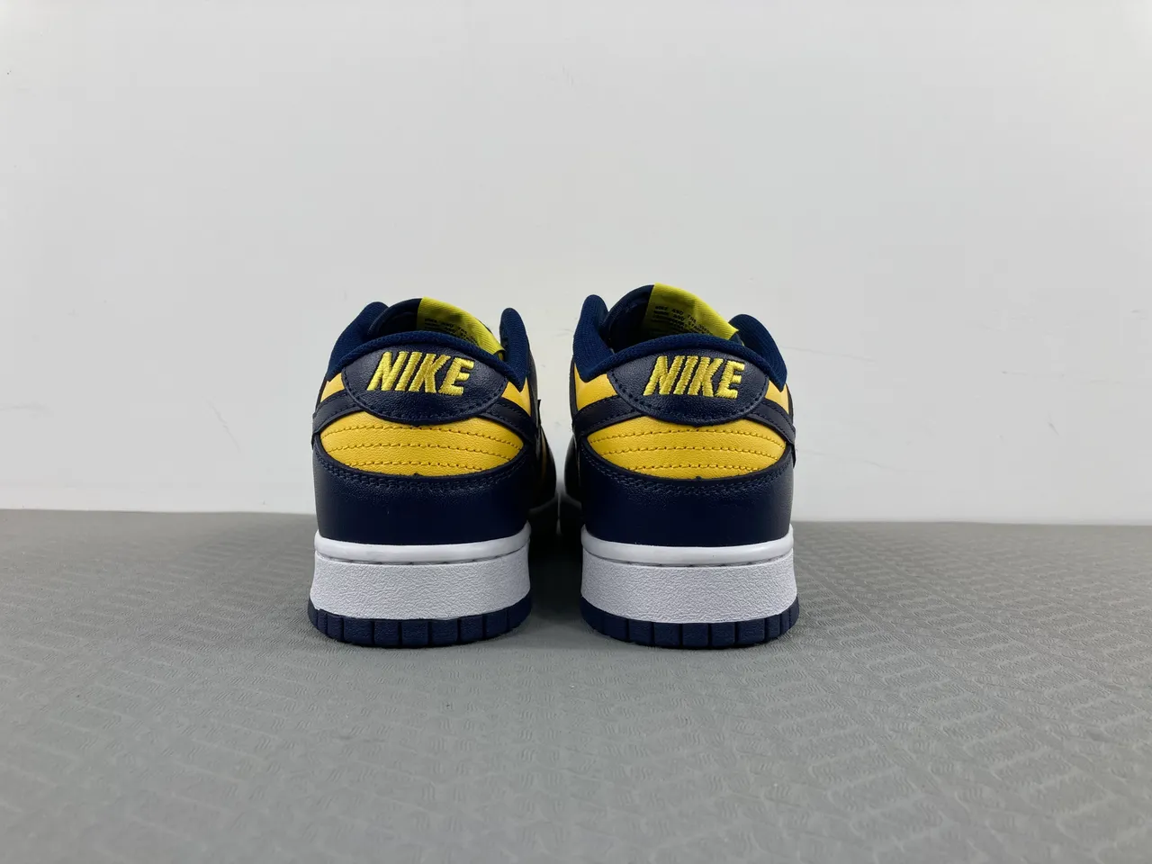 Nike Dunk Low Navy and Yellow Lifestyle Sneakers 12