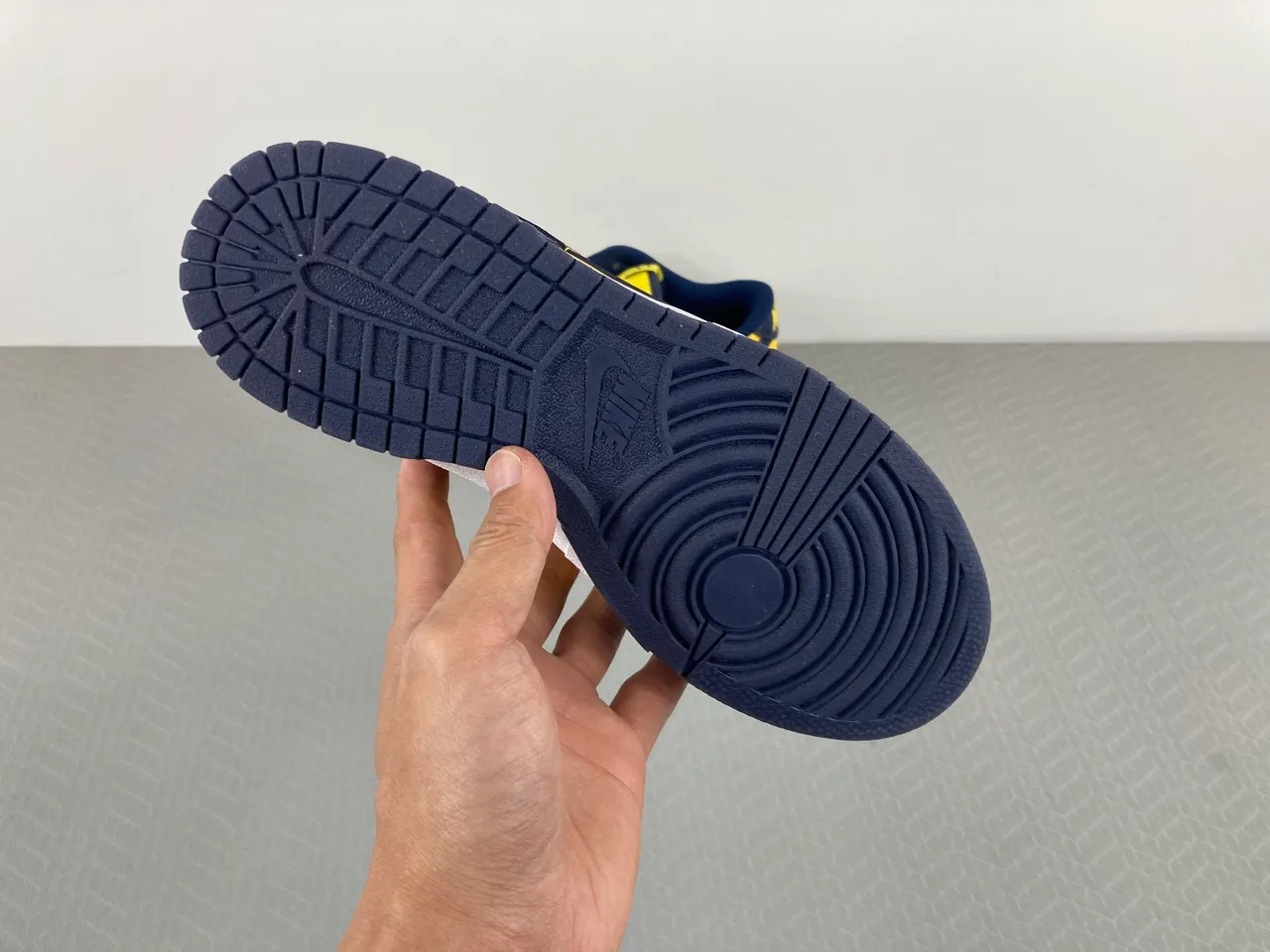 Nike Dunk Low Navy and Yellow Lifestyle Sneakers 13