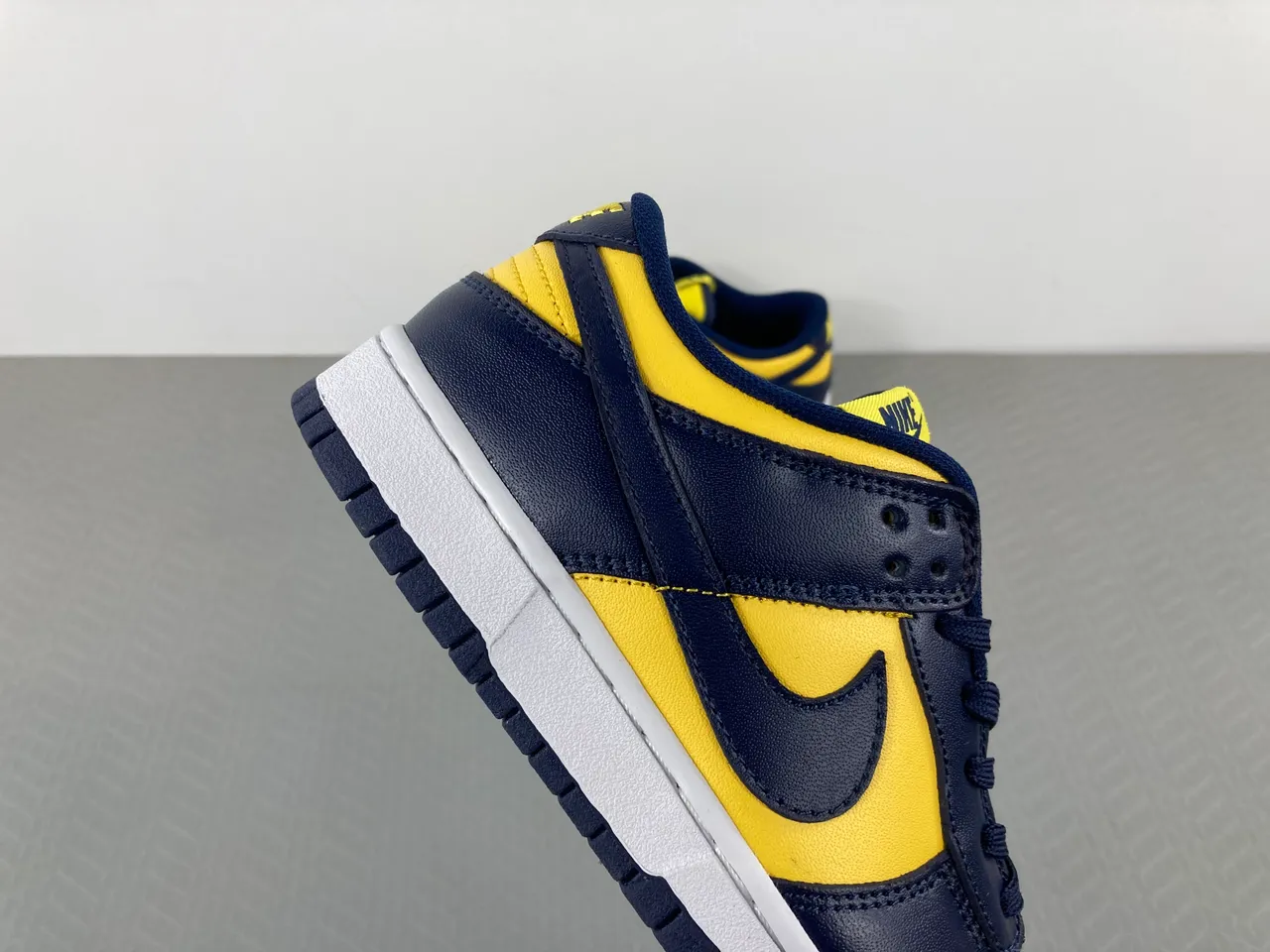 Nike Dunk Low Navy and Yellow Lifestyle Sneakers 14