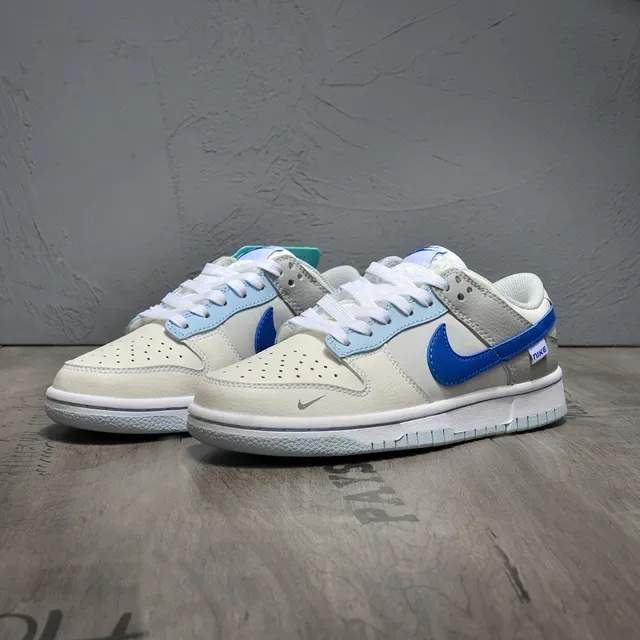 Nike Dunk Low Sea Salt Blue Lifestyle Sneakers 4