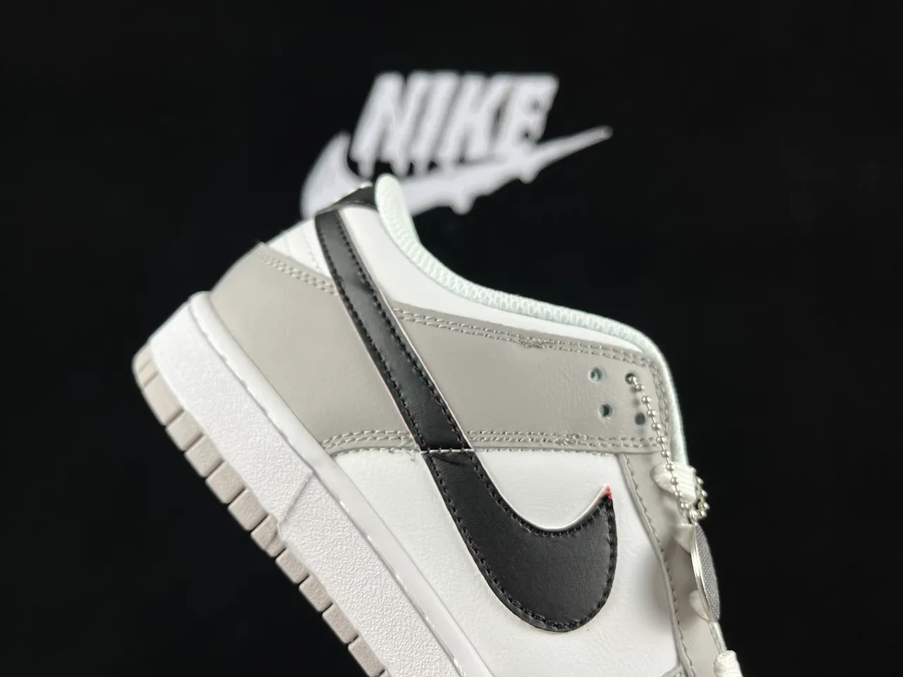 Nike Dunk Low The Ultimate Dunk Gray Black White Lifestyle Sneakers 4