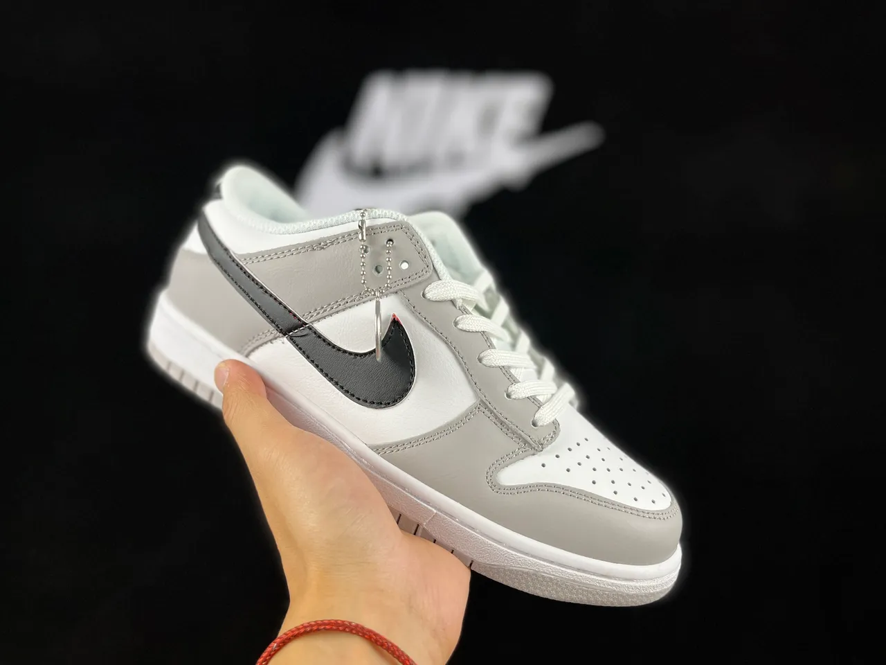 Nike Dunk Low The Ultimate Dunk Gray Black White Lifestyle Sneakers 9