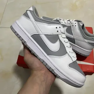 Nike Dunk Low White Gray Lifestyle Sneakers