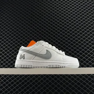 Nike Dunk Low सफेद ग्रे ऑरेंज लाइफस्टाइल स्नीकरज़