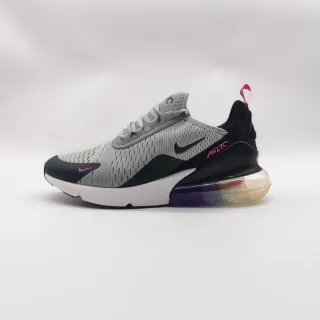 Nike Gris Noir Upper en Maille de Tricot Oversized Visible Air Unité Chaussures de Course