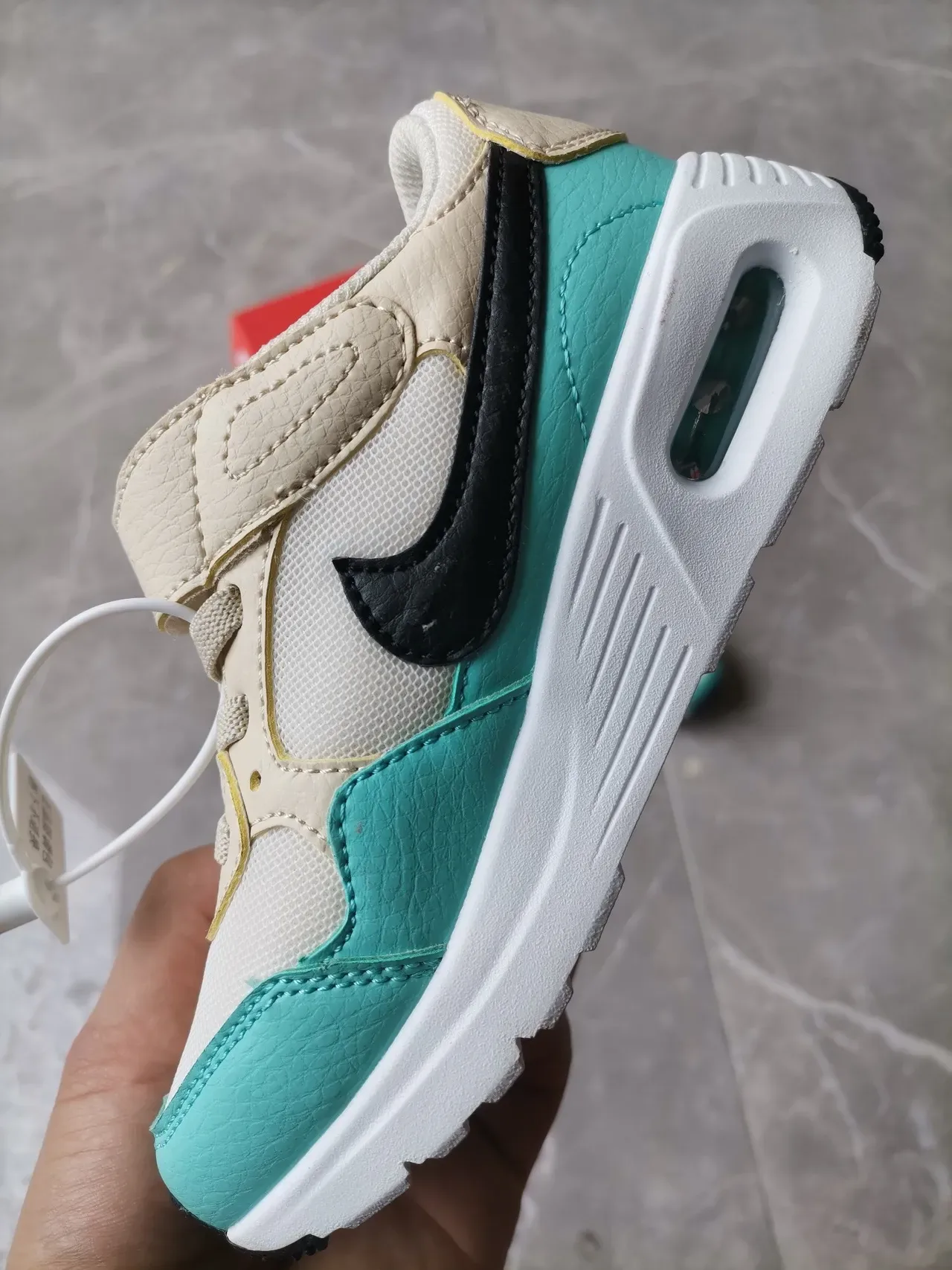Nike Gray Green Low-Top Hook-and-Loop Strap Lifestyle Sneakers 6