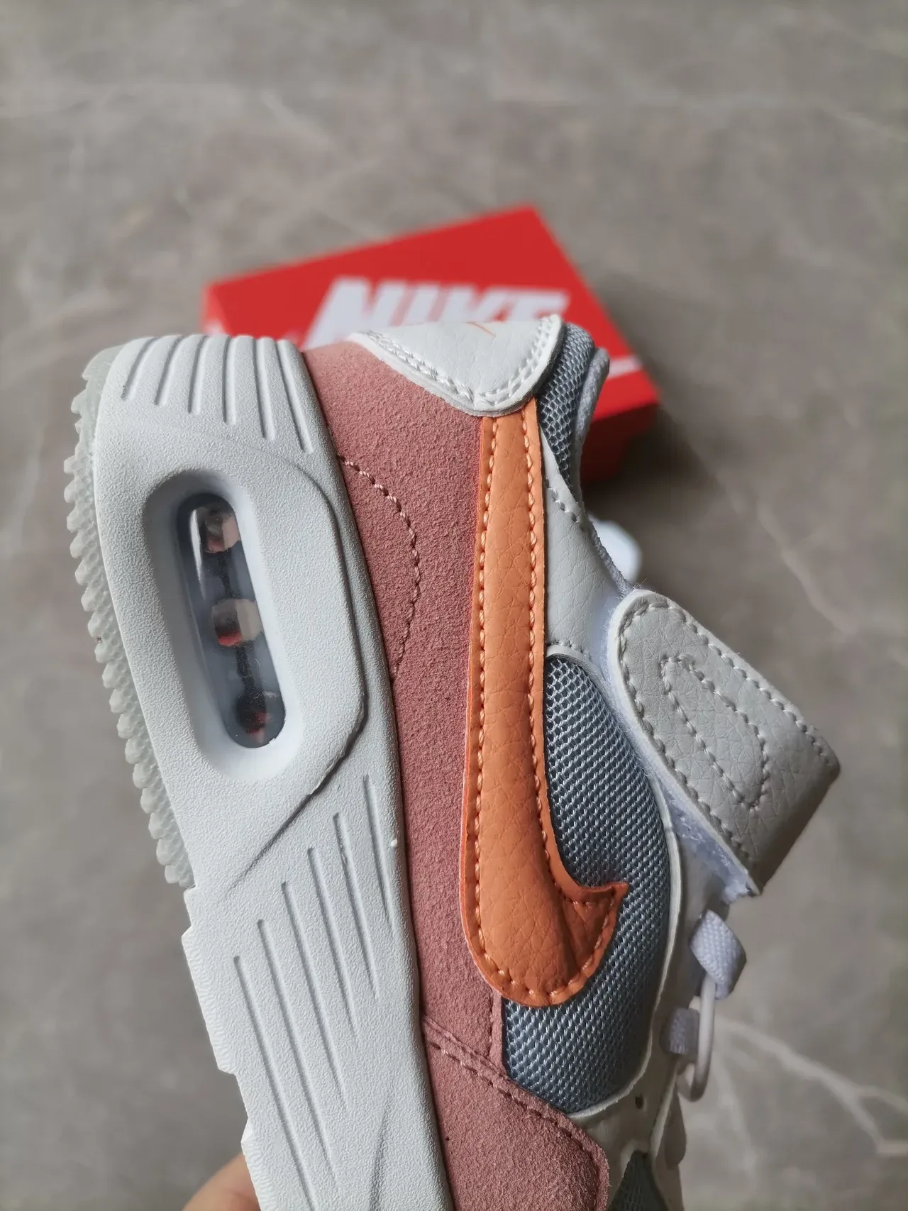 Nike Gray Green Low-Top Hook-and-Loop Strap Lifestyle Sneakers 18