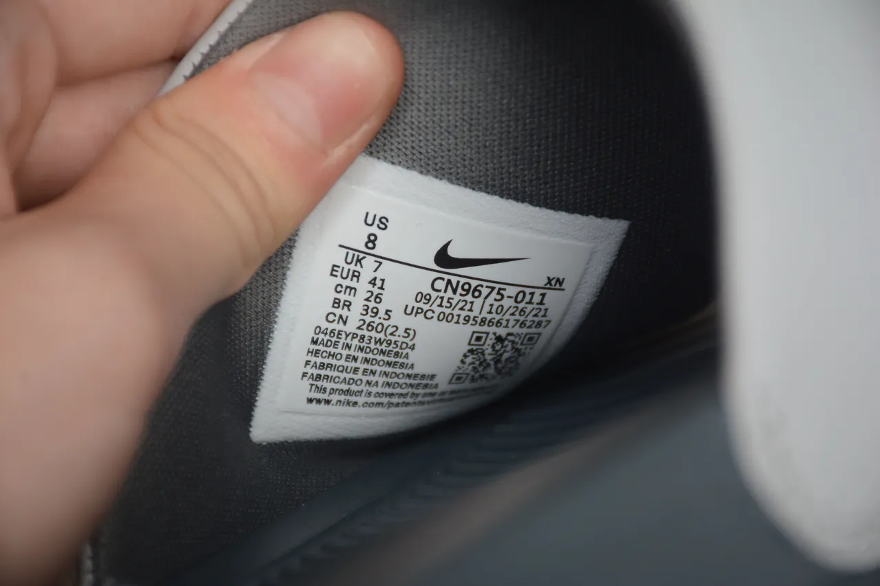 Nike Gray Yellow Single-Strap Slide Padded Fabric Slippers 4