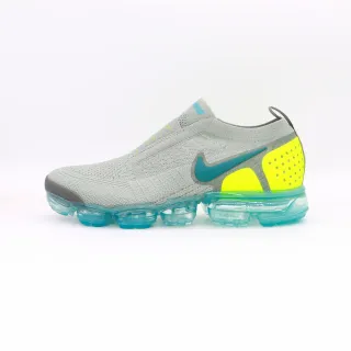 Nike Gray Yellow Slip-On Knit Upper Visible Air Cushioning Lifestyle Sneakers