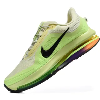 Nike Green Black Engineered Mesh Upper Visible Air Zoom Unit Running Shoes