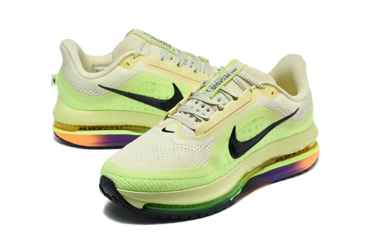Nike Verde Negro Malla Engineered Superior Visible Air Zoom Unit Zapatillas de Running 4