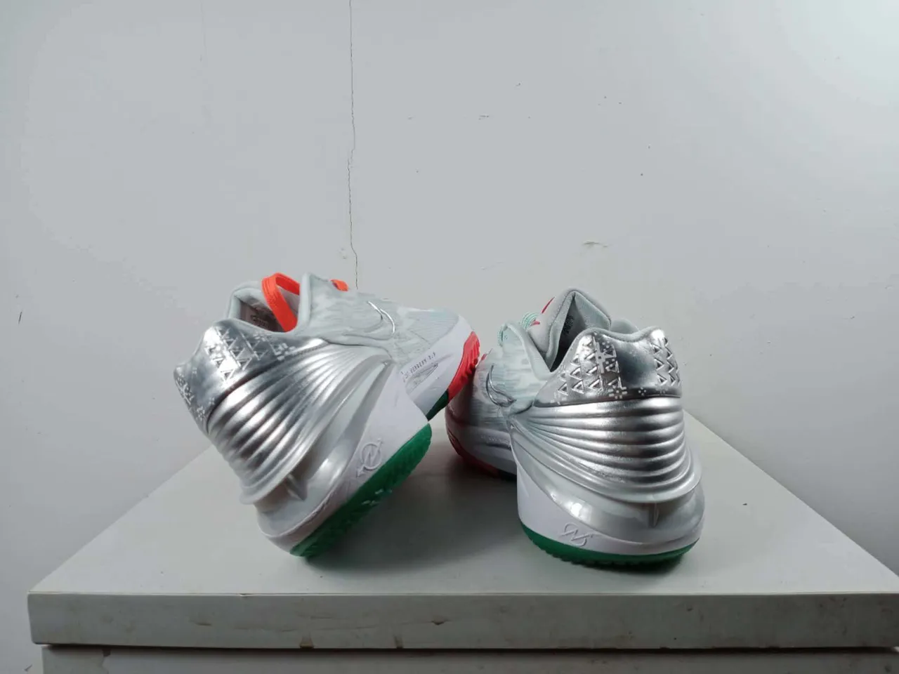 Nike GT Cut 2 Silver Gray Orange Basketball Shoes 3