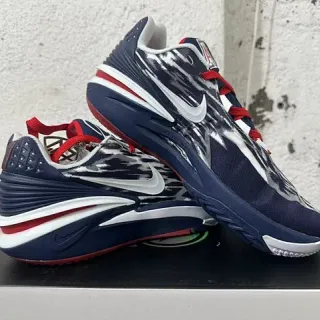 Nike Hyperdunk Navy Red High-Top Basketball Shoes
