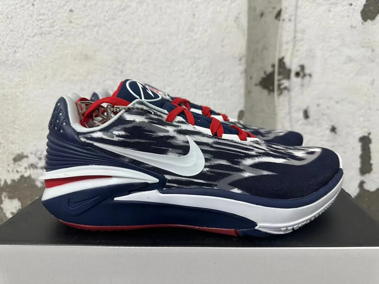 Nike Hyperdunk Navy Red High-Top Basketball Shoes 4