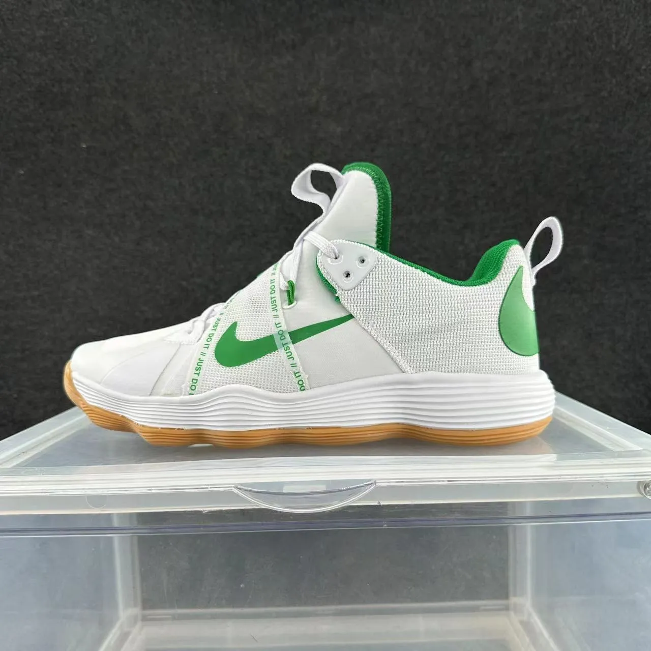 Nike Hyperdunk White Green Basketball Shoes 2