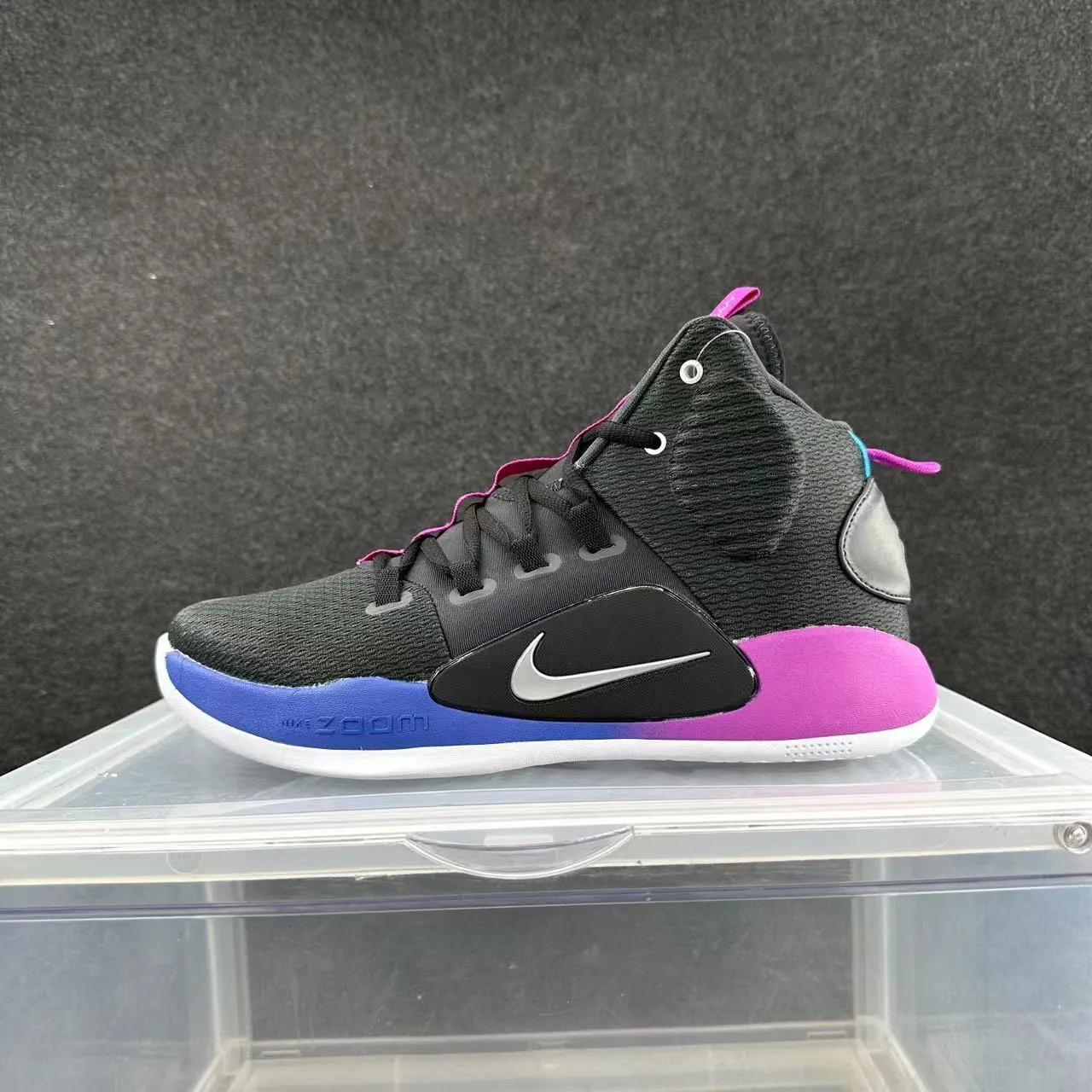 Nike Hyperdunk X Black Blue Purple Basketball Shoes 2
