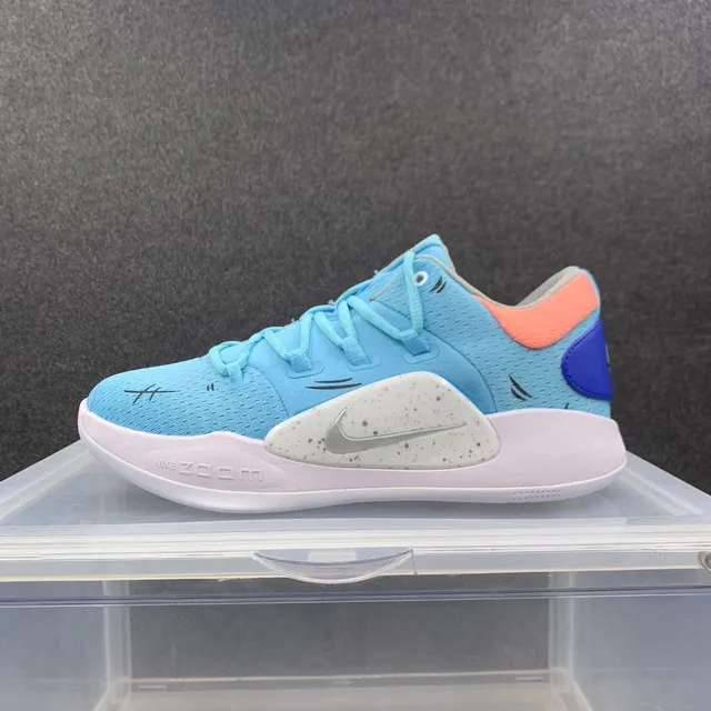 Nike Hyperdunk X Low Blue Orange Mesh Upper Basketball Shoes 2
