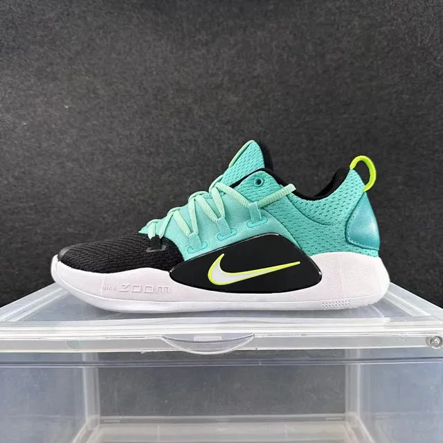 Nike Hyperdunk X Low Teal Black White Neon Yellow Basketball Shoes 2