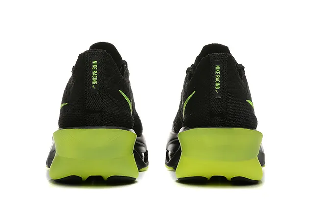 Nike Invincible Run Black and Neon Green Running Shoes 3