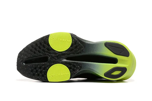 Nike Invincible Run Black and Neon Green Running Shoes 4