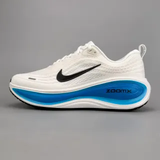 Nike Invincible Run White Blue Engineered Knit Upper Full-Length ZoomX Midsole Running Shoes