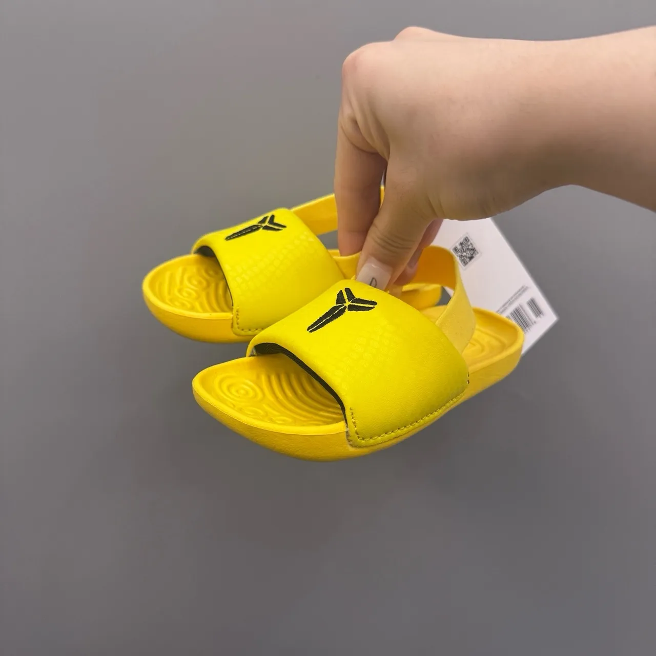 Nike Kids Mamba Slide White Slippers 8