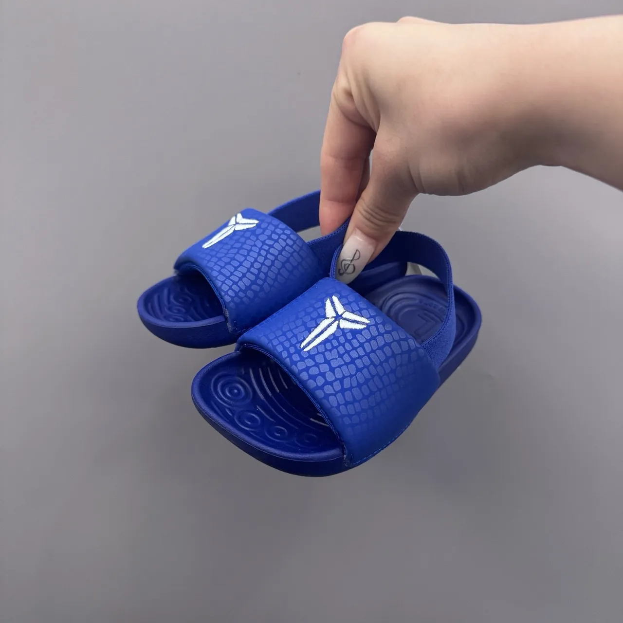 Nike Kids Mamba Slide White Slippers 17