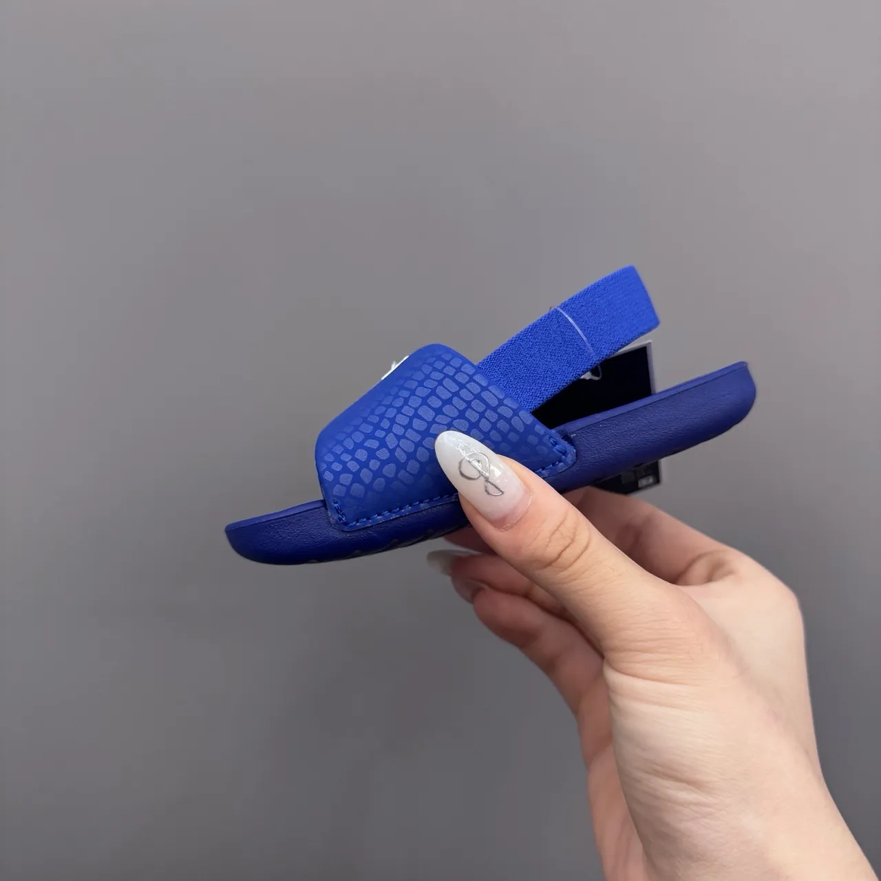 Nike Kids Mamba Slide White Slippers 20