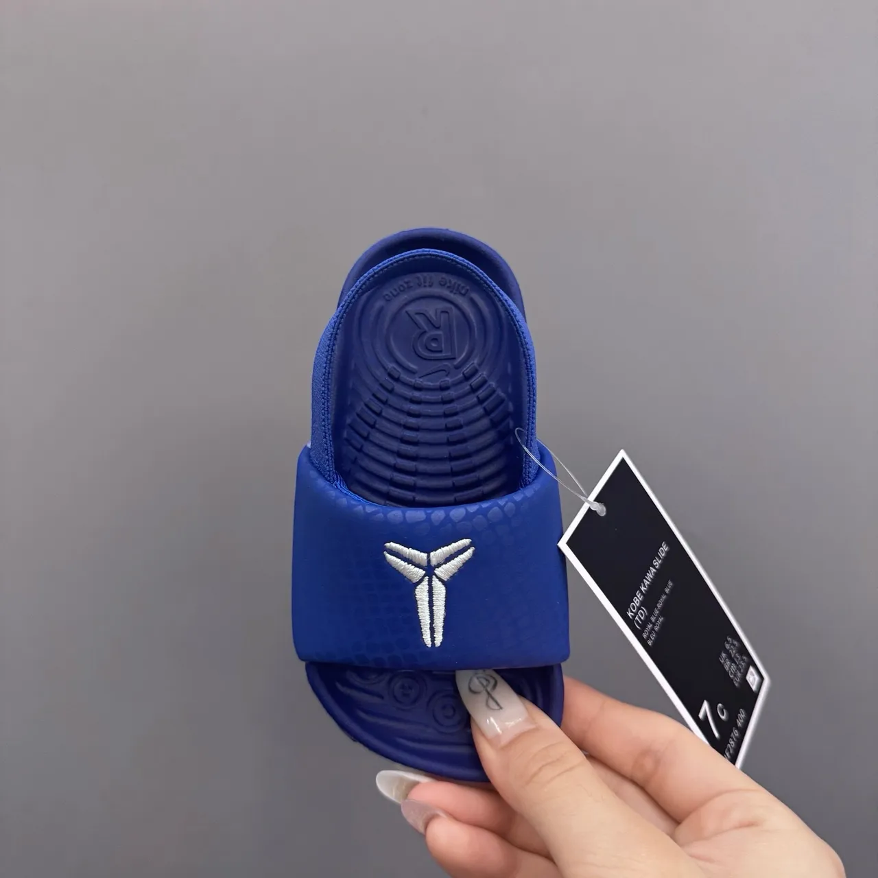 Nike Kids Mamba Slide White Slippers 21
