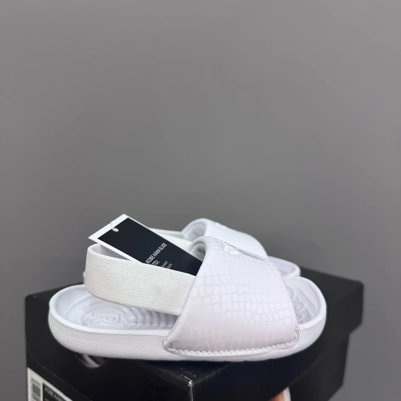 Nike Kids Mamba Slide White Slippers 24
