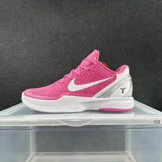 Nike Kobe 6 Pink and Silver Basketball Shoes