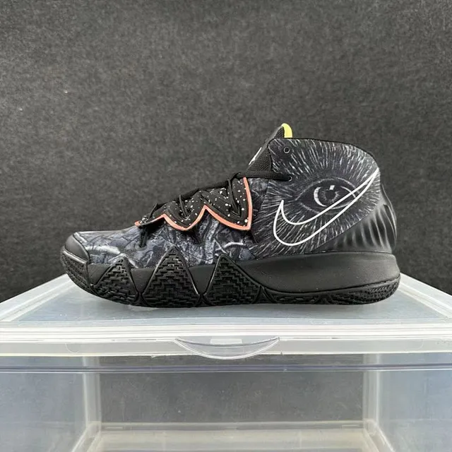 Nike Kyrie 5 Black Gray Marbled High-Top Basketball Shoes 2