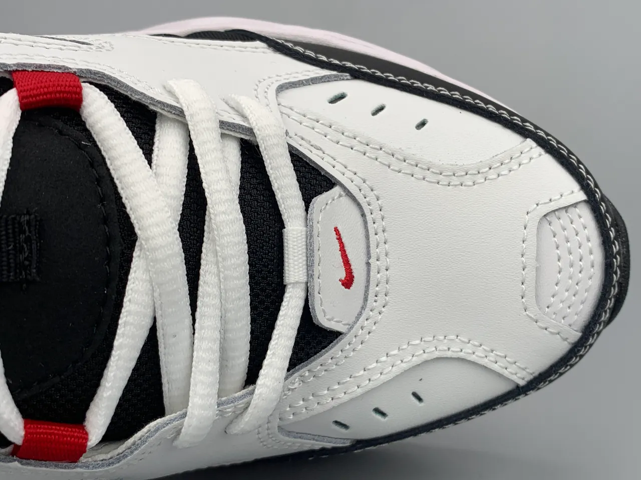 Nike M2K Tekno White Black Red Chunky Sneakers 3