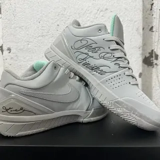 Nike Mamba Mentality Gray Green High-Top Basketball Shoes