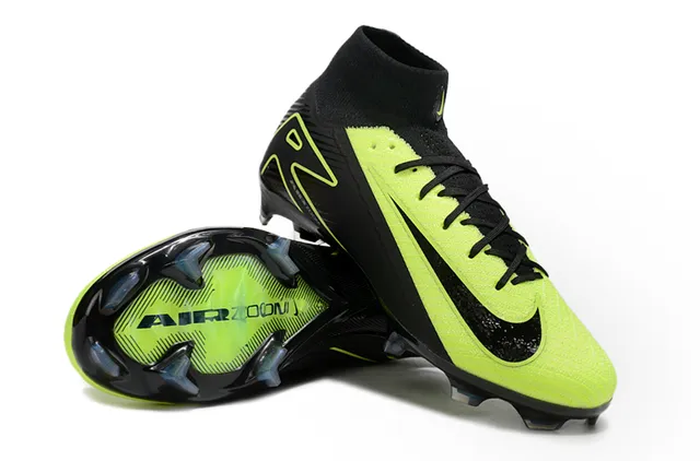 Nike Mercurial Superfly Black Neon Lime Firm-Ground Soccer Shoes 4