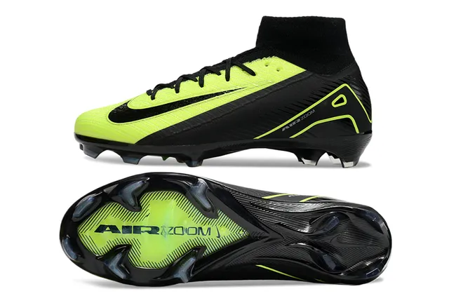 Nike Mercurial Superfly Black Neon Lime Firm-Ground Soccer Shoes 6