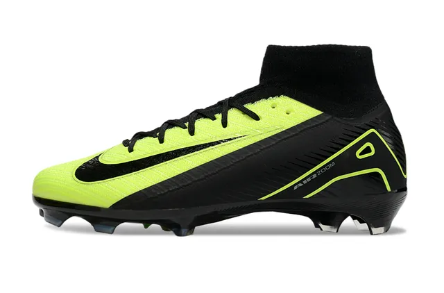 Nike Mercurial Superfly Black Neon Lime Firm-Ground Soccer Shoes 7