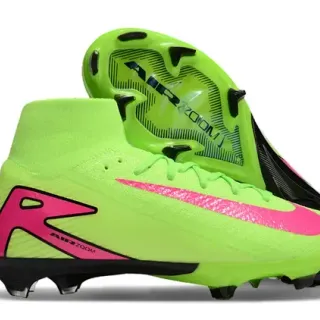 Nike Mercurial Superfly Neon Lime Pink Firm-Ground أحذية كرة القدم