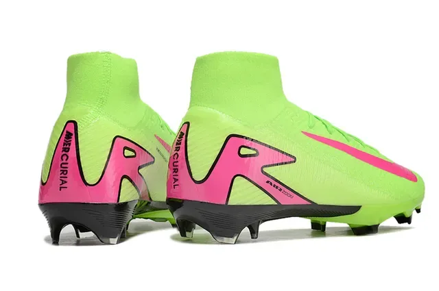 Nike Mercurial Superfly Neon Lime Pink Firm-Ground أحذية كرة القدم 5