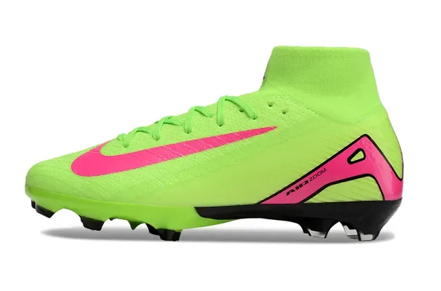 Nike Mercurial Superfly Neon Lime Pink Firm-Ground أحذية كرة القدم 7