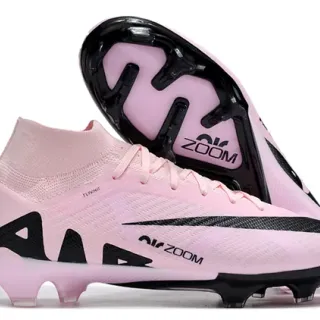 Nike Mercurial Superfly Pink and Black Firm-Ground Soccer Shoes