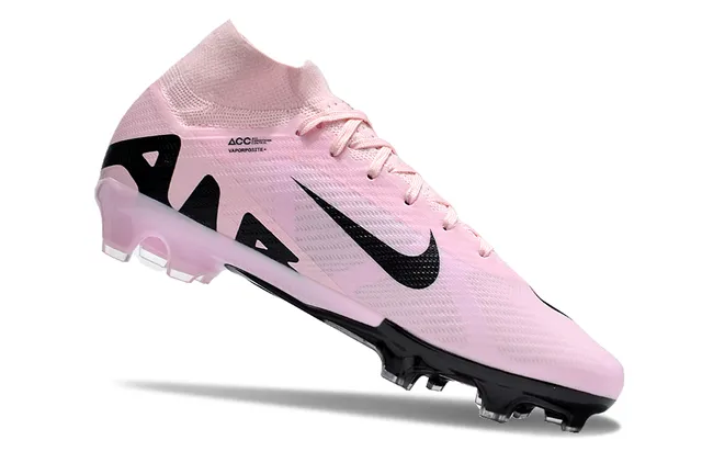 Nike Mercurial Superfly গোলাপি ও কালো ফার্ম-গ্রাউন্ড সকার শু 2