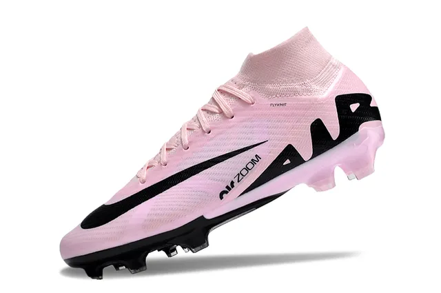 Nike Mercurial Superfly গোলাপি ও কালো ফার্ম-গ্রাউন্ড সকার শু 3