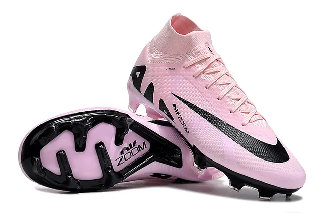 Nike Mercurial Superfly গোলাপি ও কালো ফার্ম-গ্রাউন্ড সকার শু 4